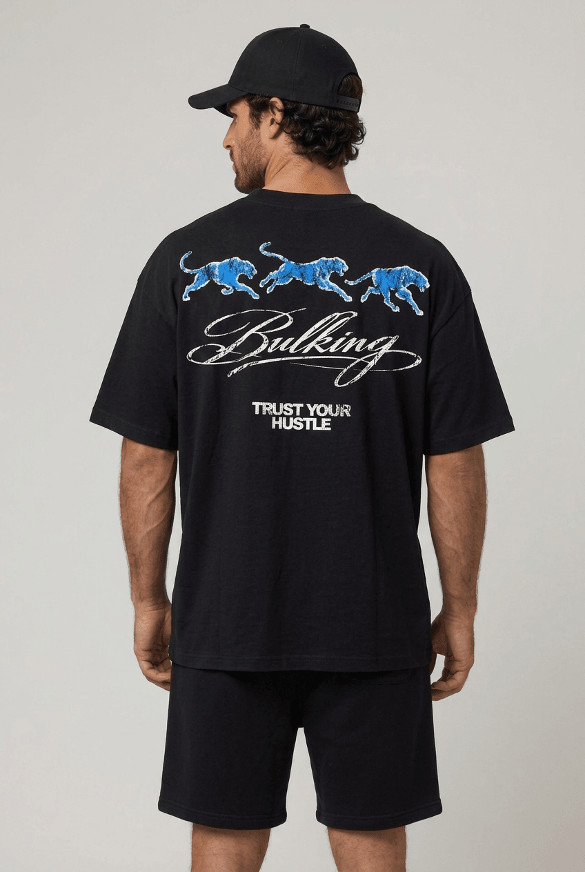 CAMISETA OVERSIZED TRUST PRETA