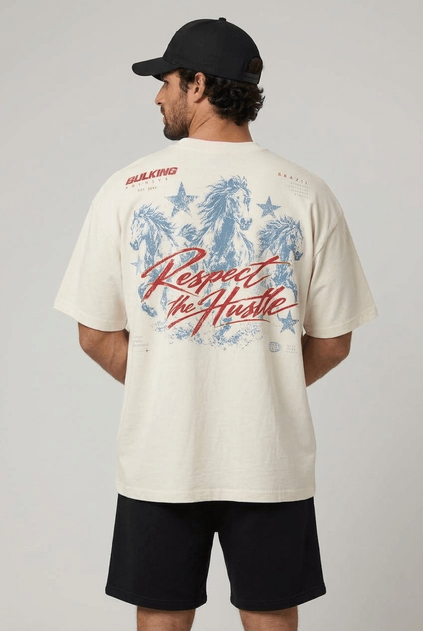 Camiseta Oversized Horses Off White – foto 1 de 4