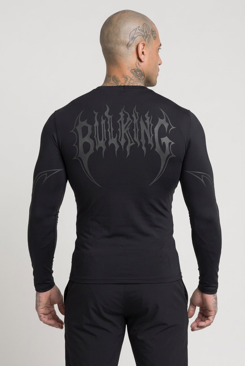 Camiseta Rashguard ML Blackthorn Preta – foto 1 de 2
