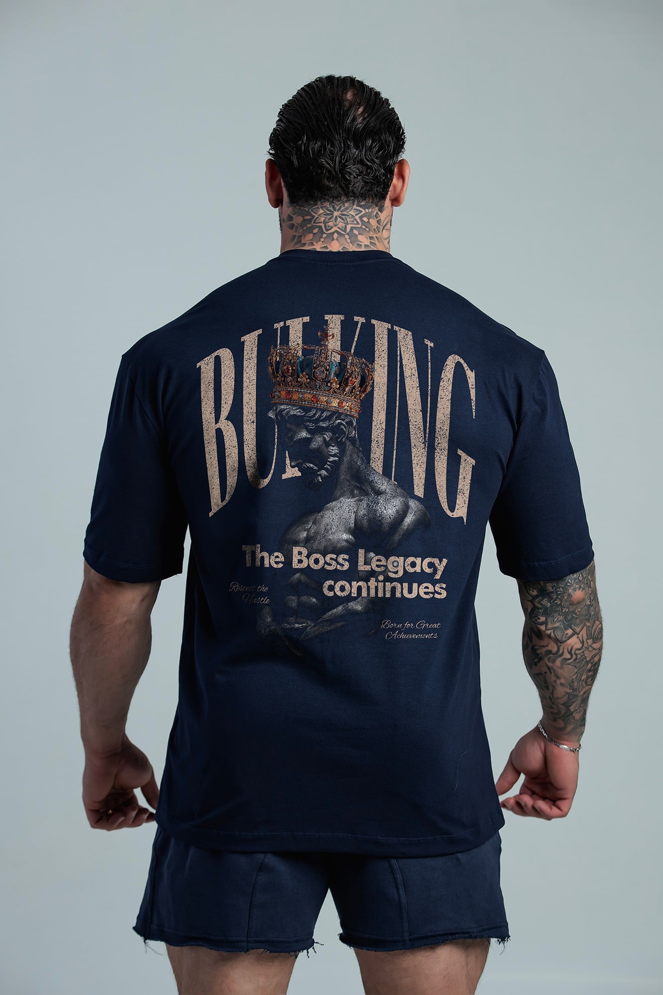 CAMISETA OVERSIZED REAL BOSS MARINHO