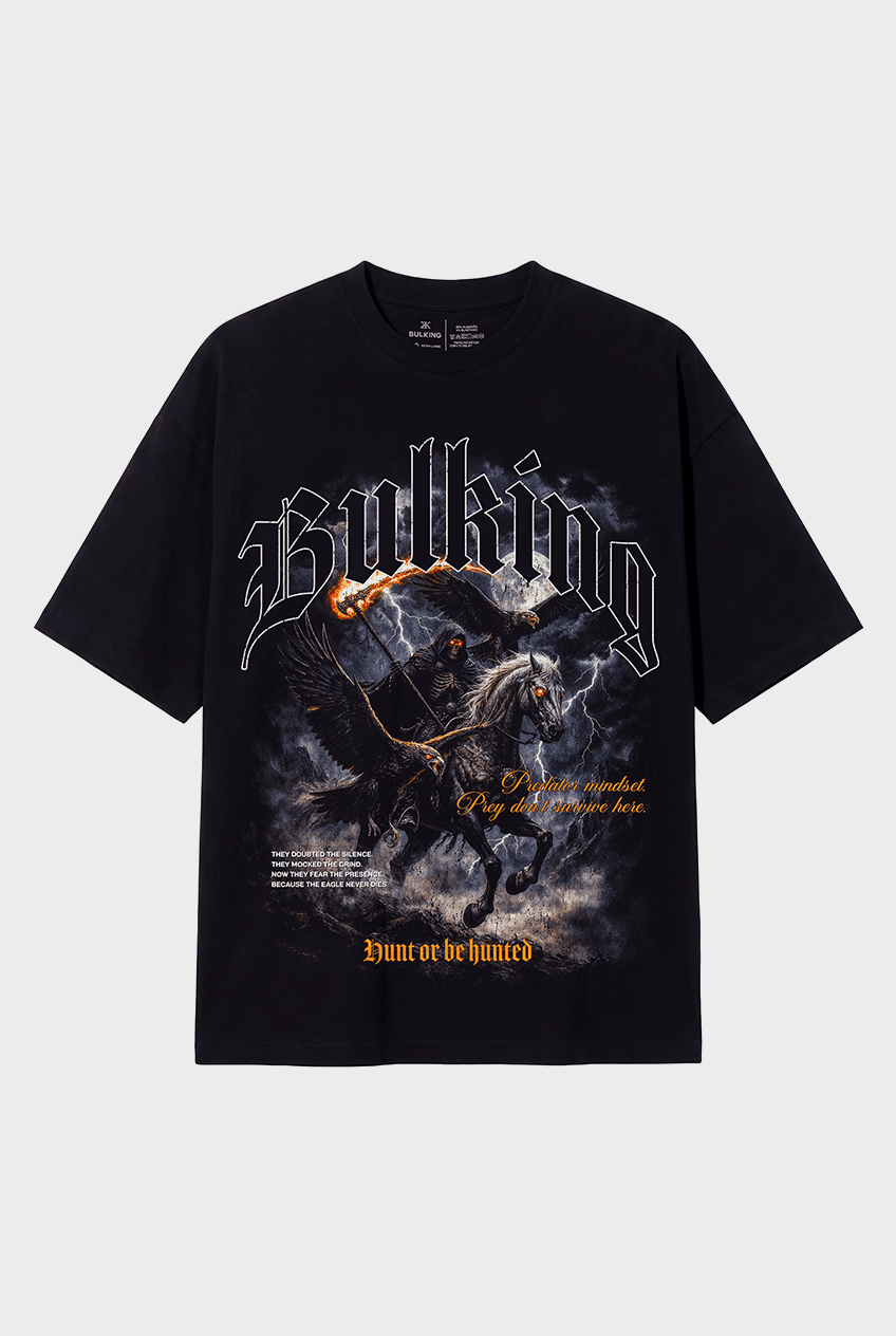 CAMISETA OVERSIZED PALE RIDER PRETA