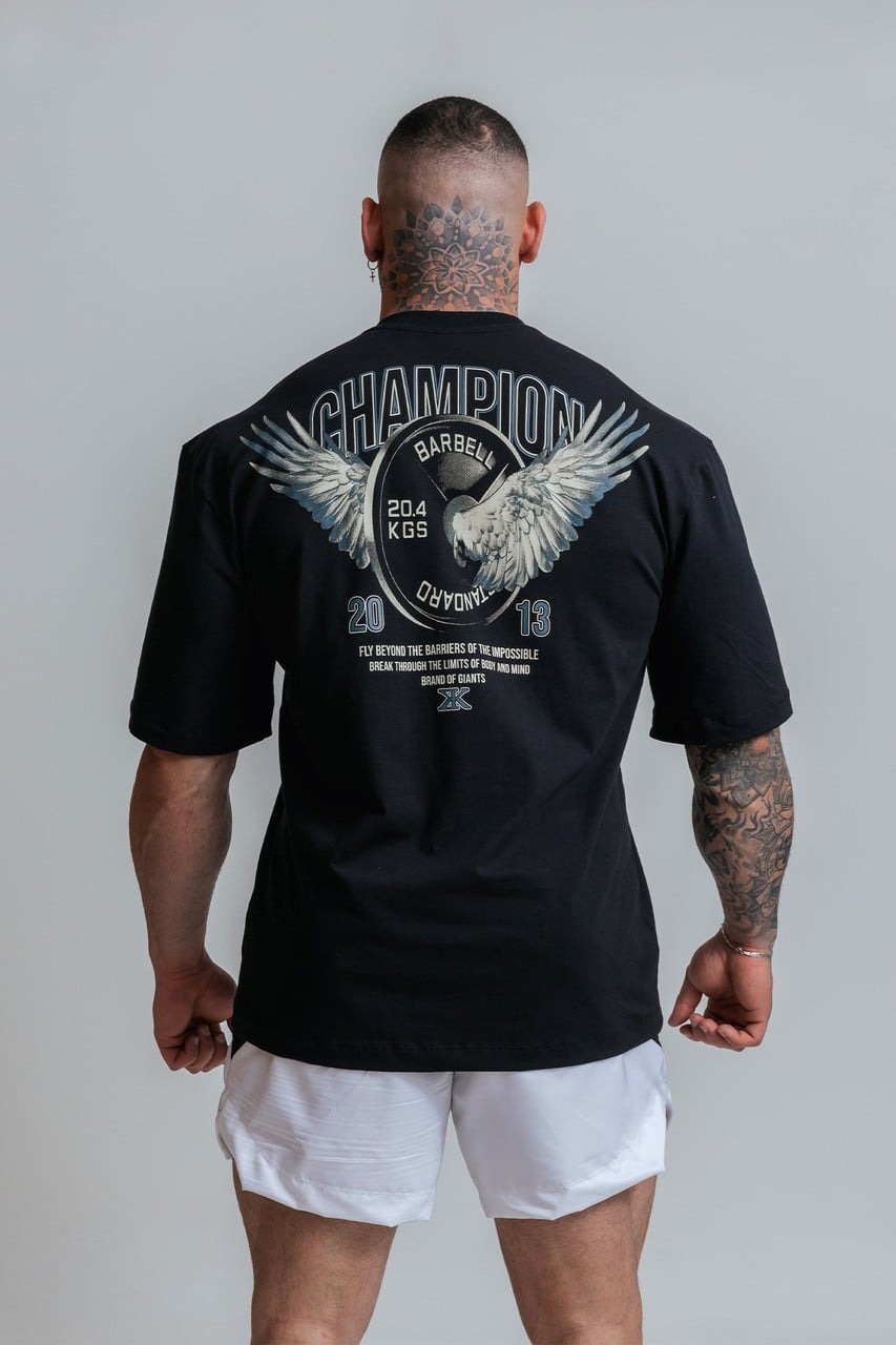 CAMISETA OVERSIZED FLY BREAK PRETA