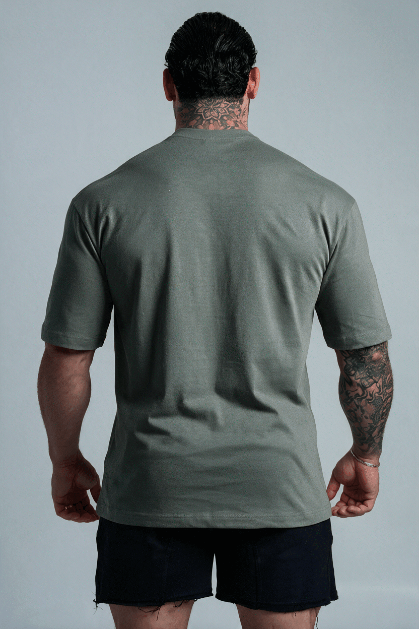 CAMISETA OVERSIZED BASIC VERDE