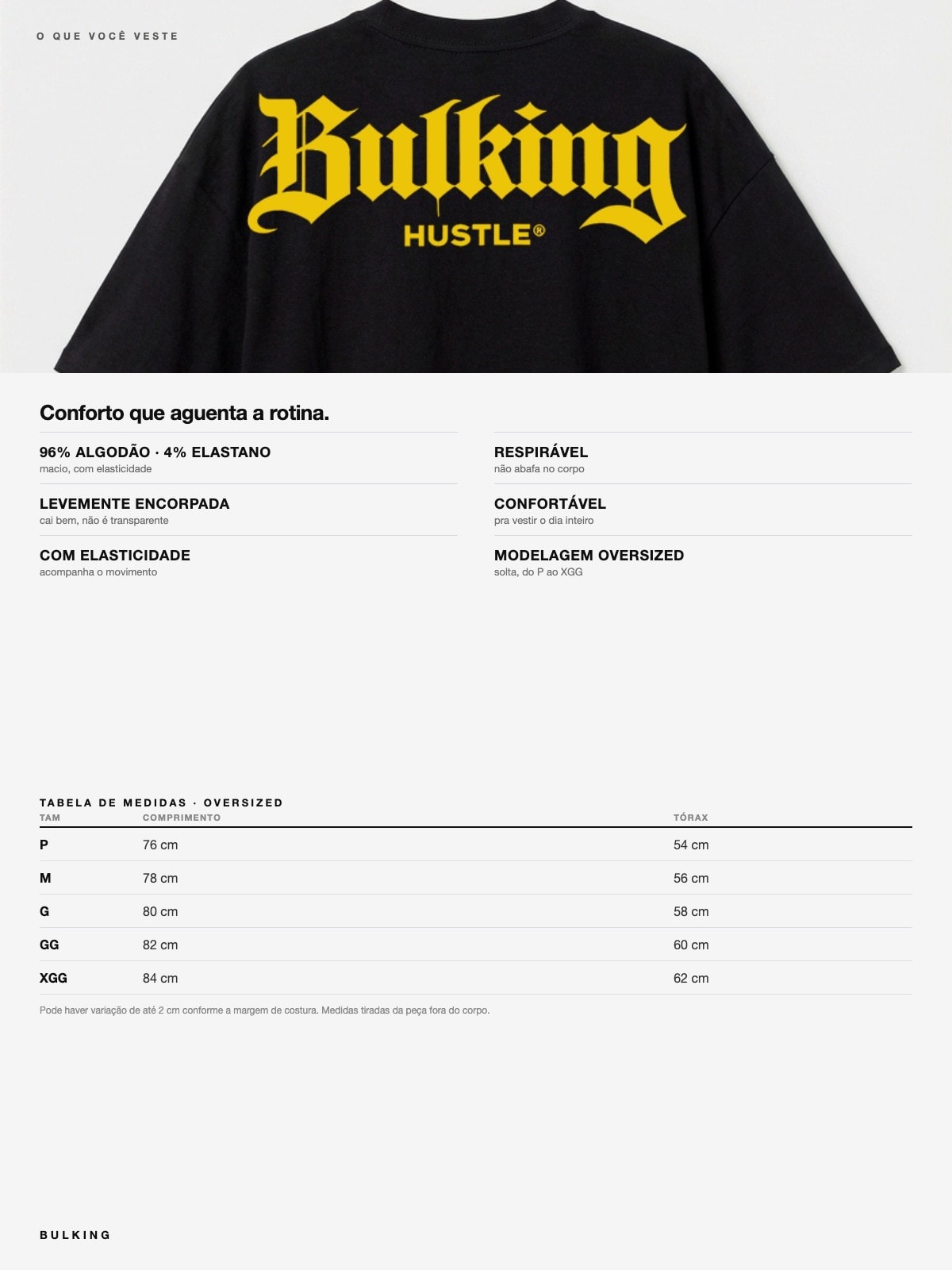 Camiseta Hustle B Preta – foto 7 de 7