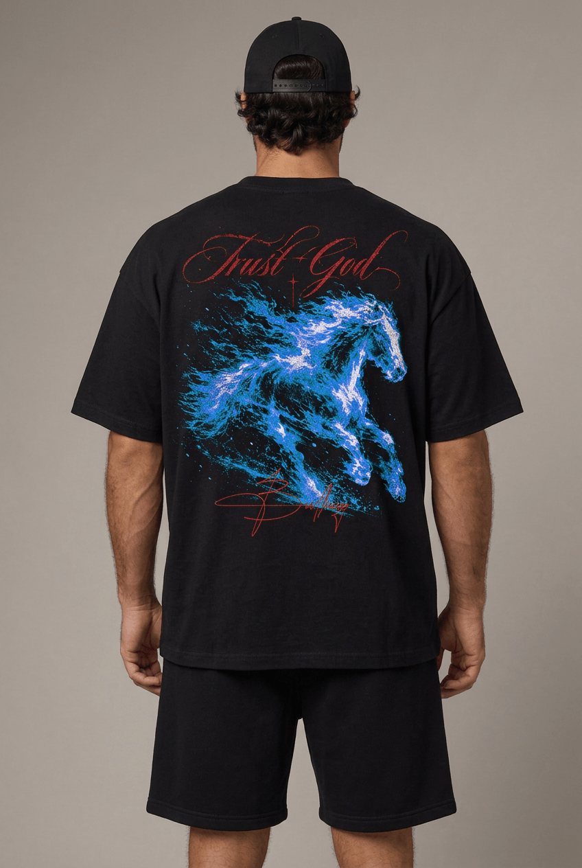Camiseta Oversized God Preta – foto 1 de 4