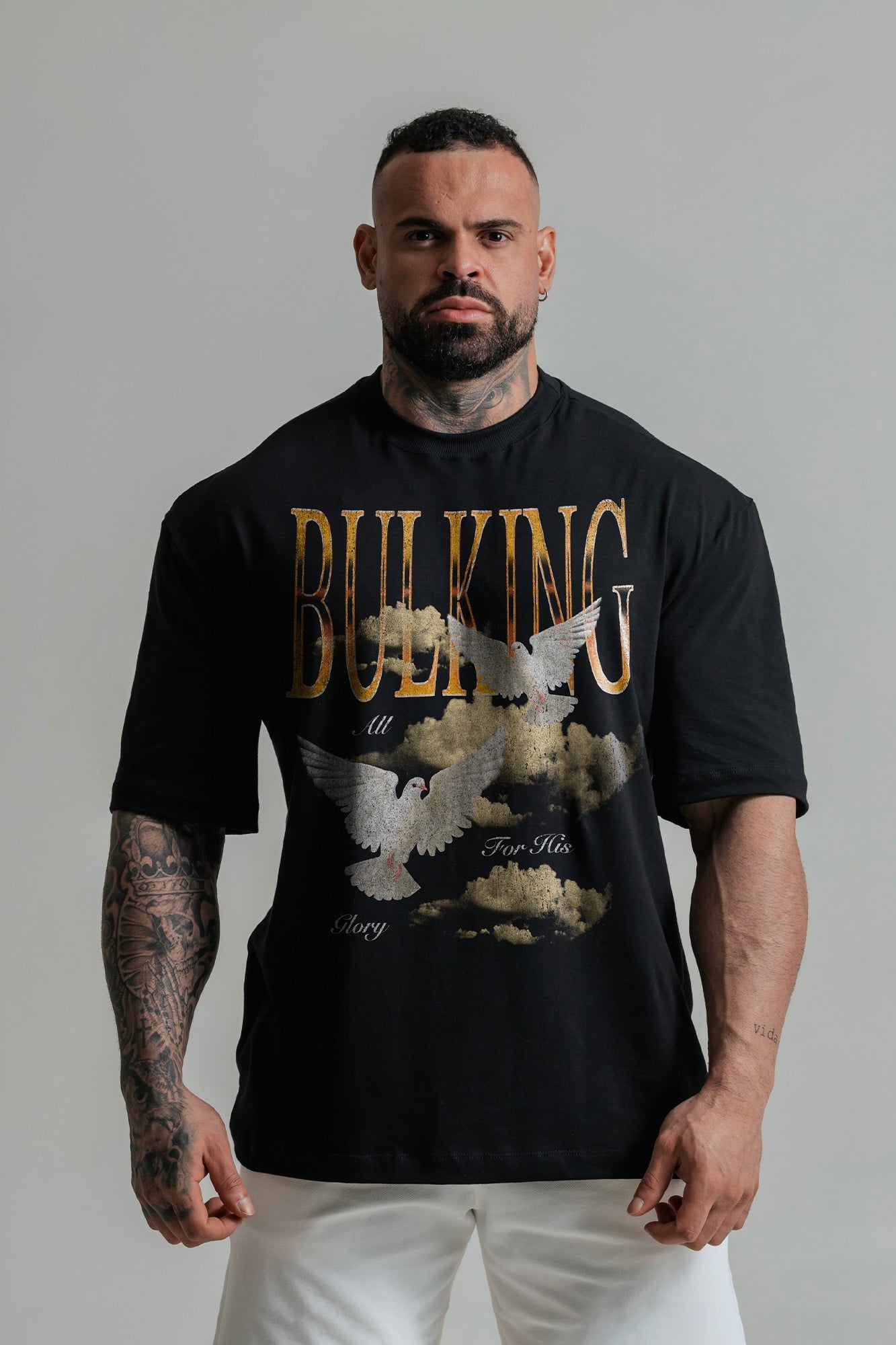 CAMISETA OVERSIZED GLORY PRETA