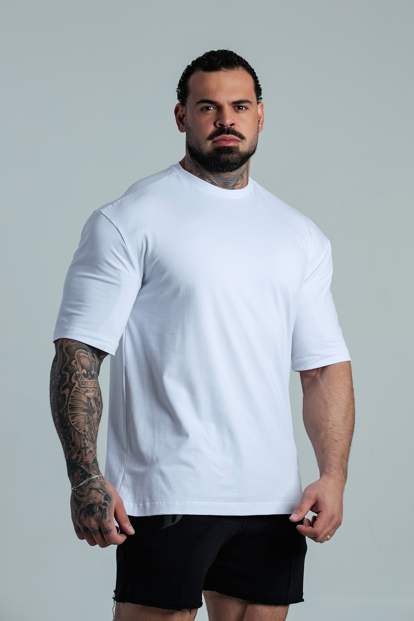 Camiseta Oversized the Boss Branca – foto 4 de 4
