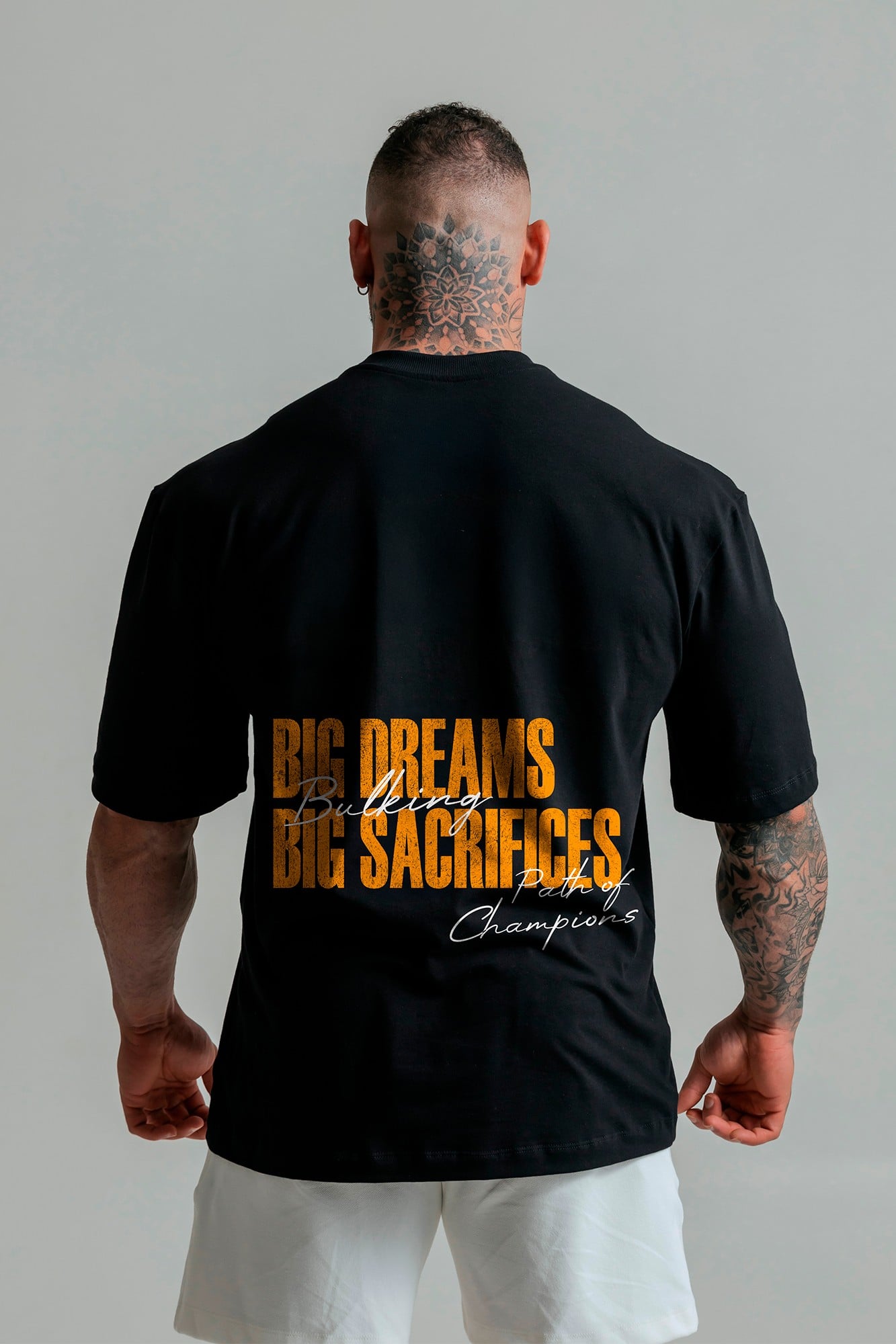 CAMISETA OVERSIZED BIG DREAMS PRETA