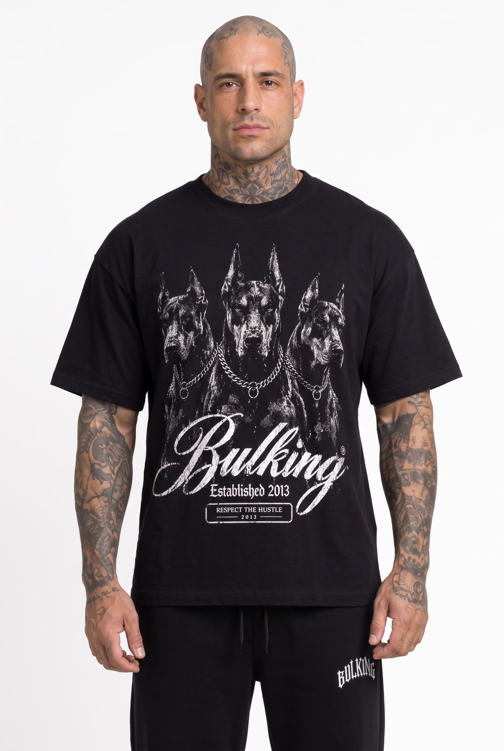 CAMISETA OVERSIZED TRIUMVIR PRETA