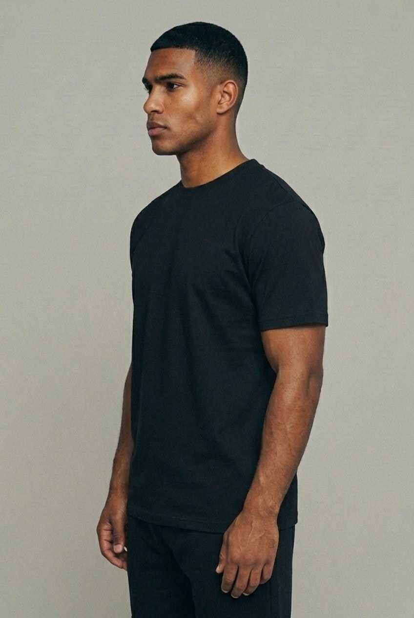 Camiseta Fit Preta – foto 3 de 3