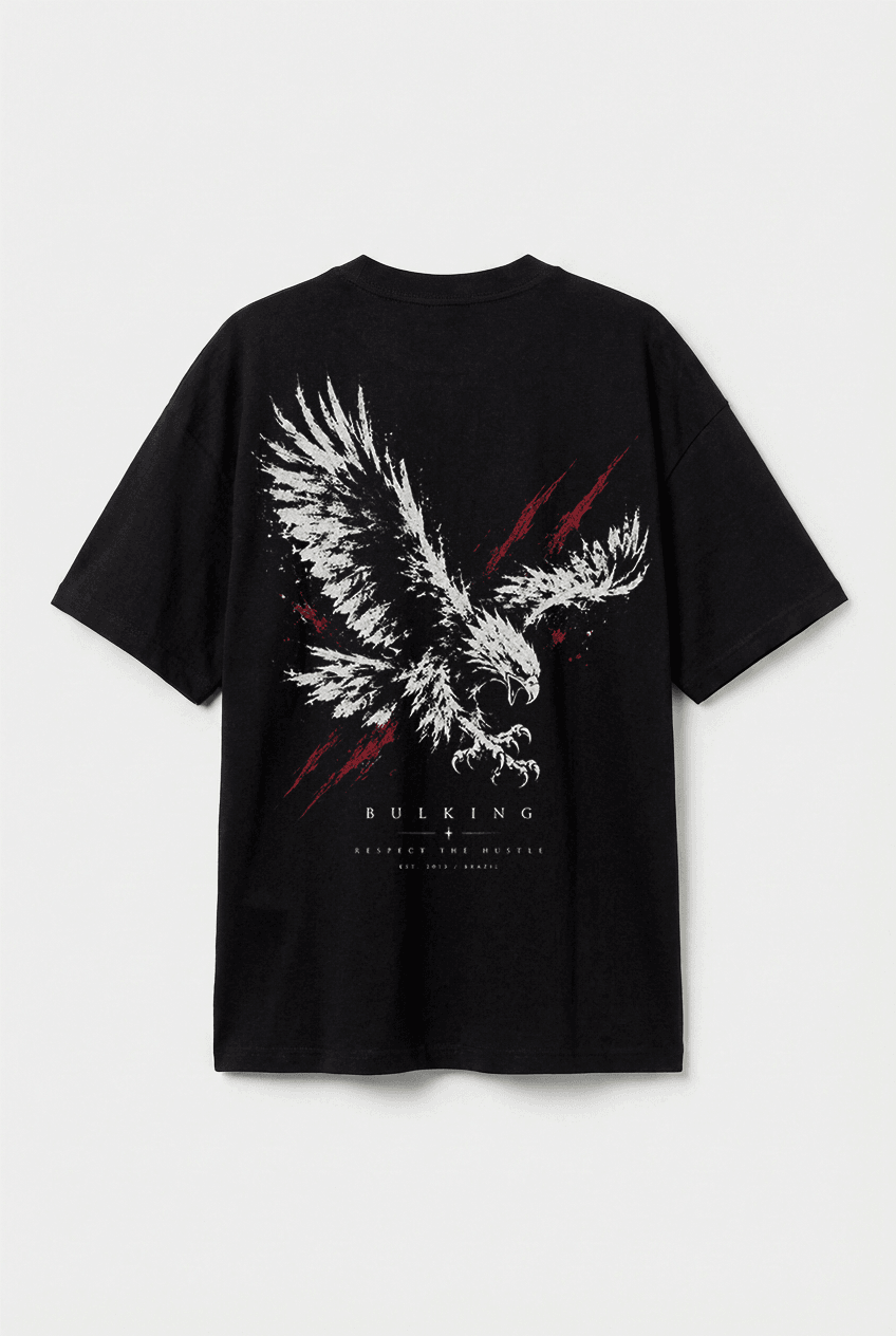 Camiseta Oversized Dream On Preta – foto 3 de 4