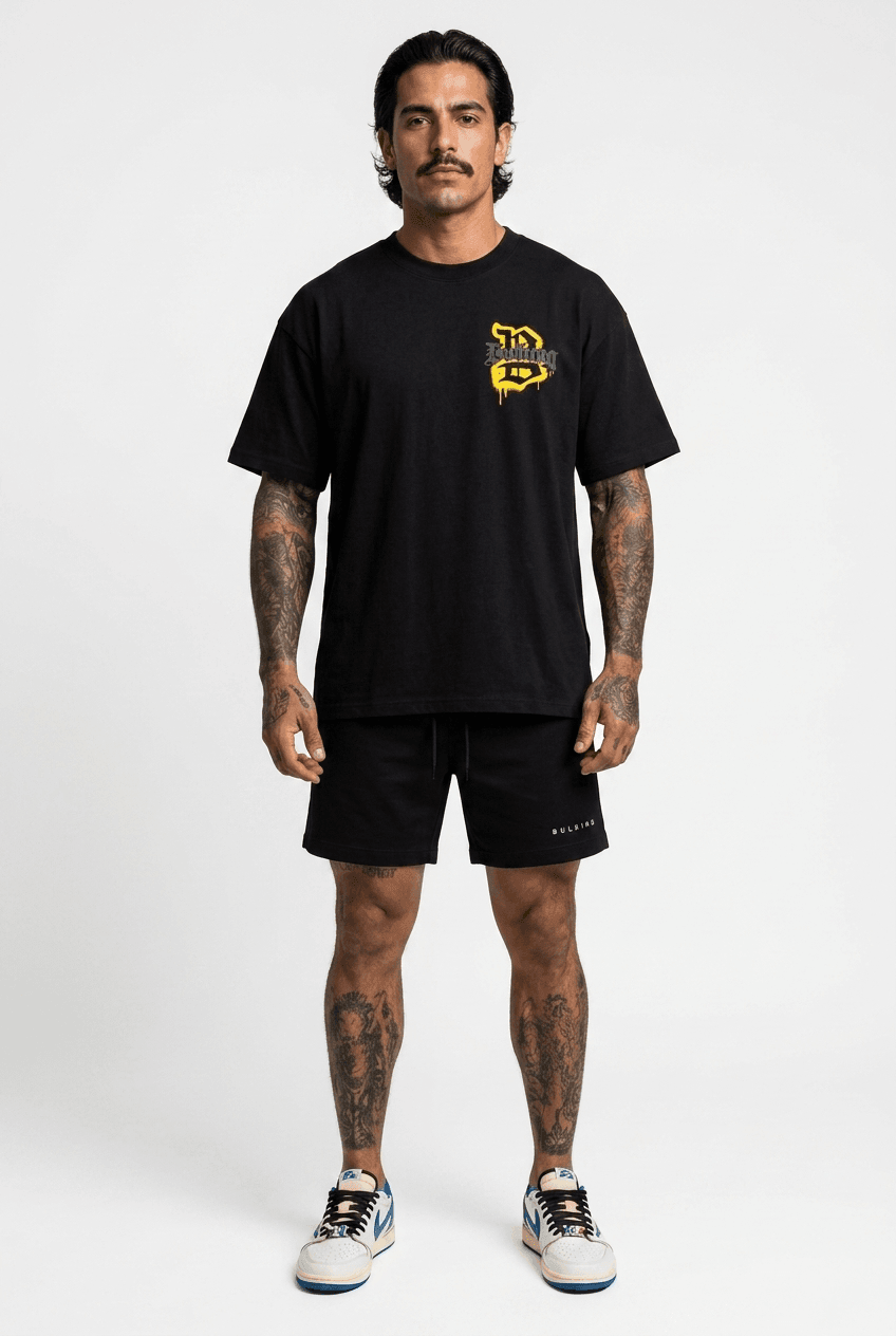 Camiseta Hustle B Preta – foto 4 de 7