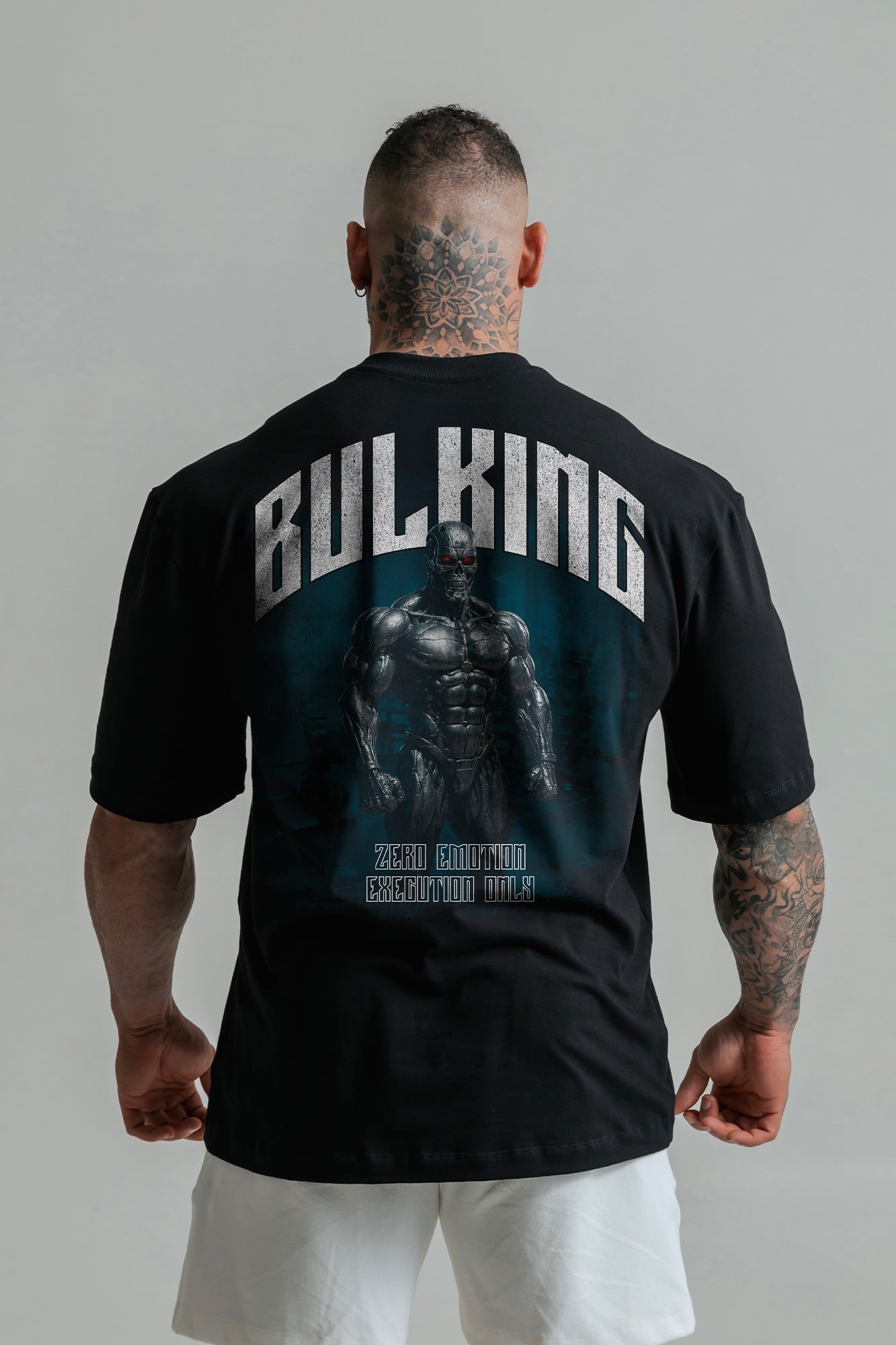 CAMISETA OVERSIZED CYBORG PRETA