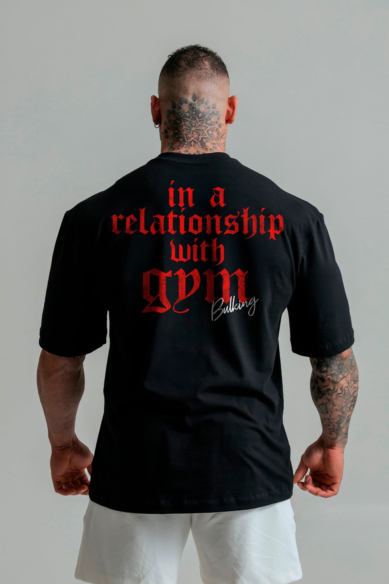 CAMISETA OVERSIZED RELATION PRETA