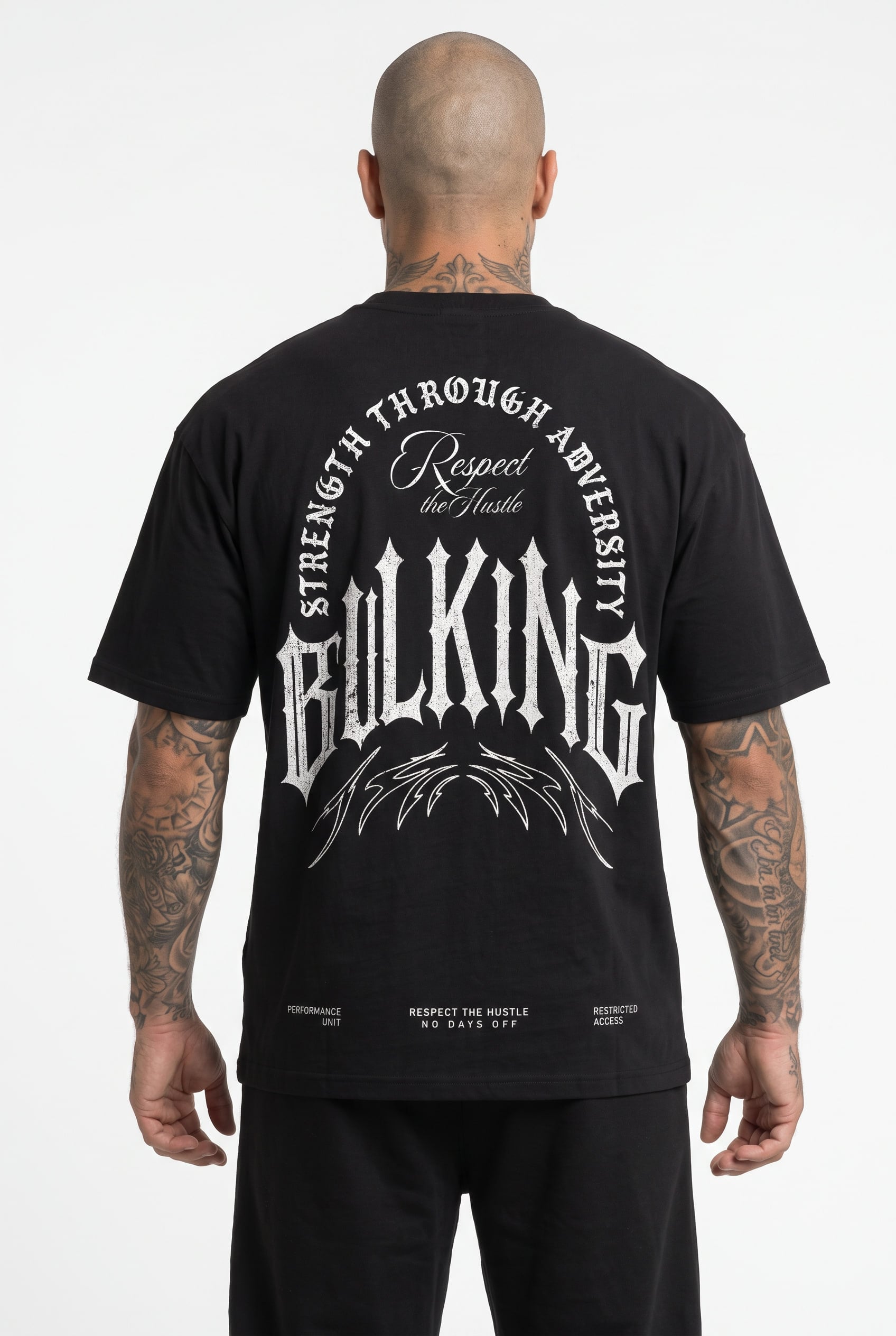 CAMISETA OVERSIZED FORTIS PRETA