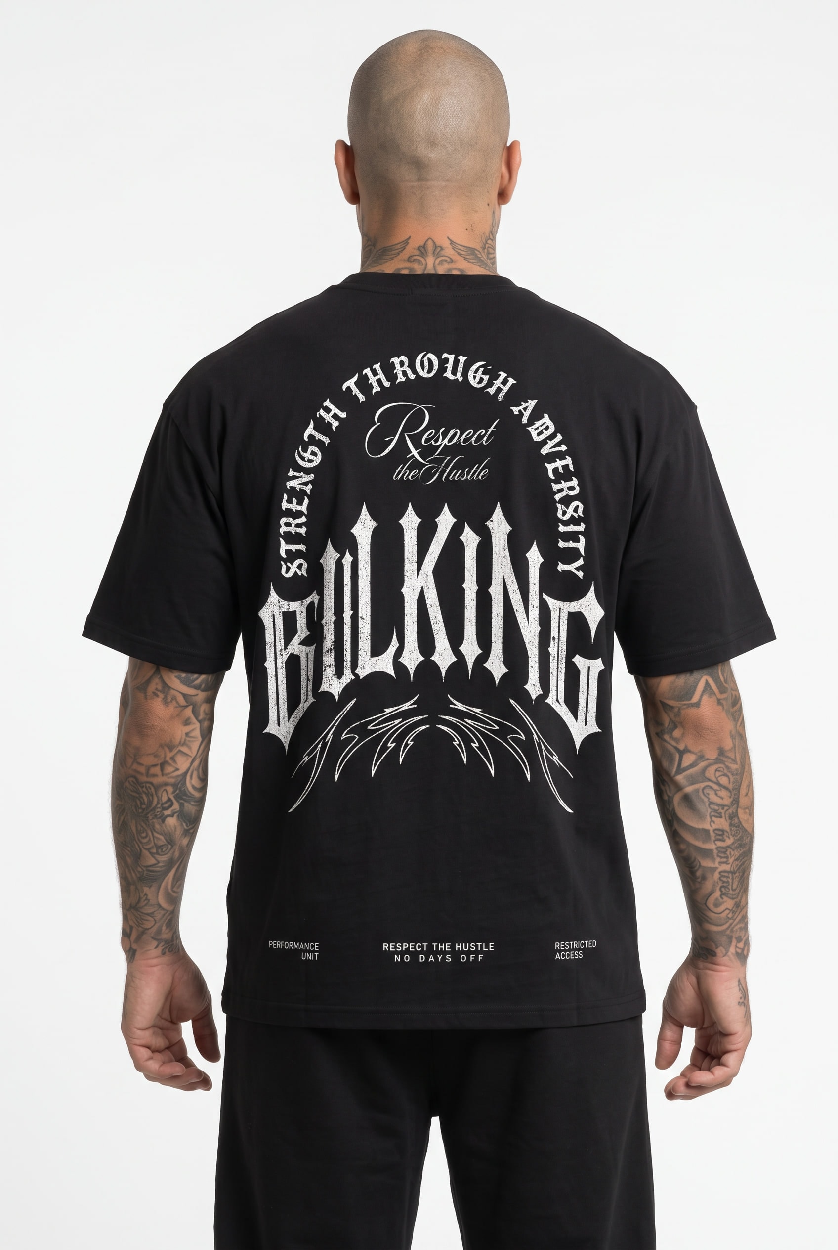Camiseta Oversized Fortis Preta – foto 1 de 3