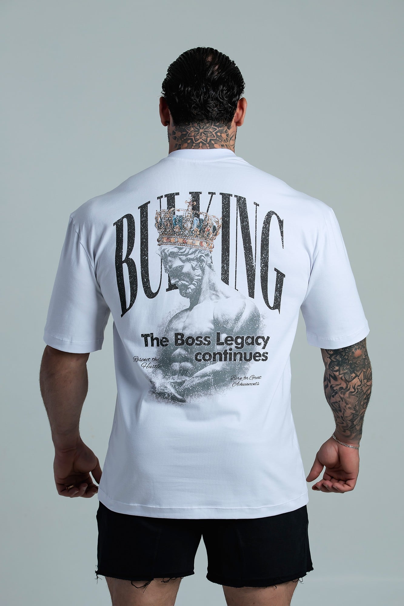 CAMISETA OVERSIZED REAL BOSS BRANCA