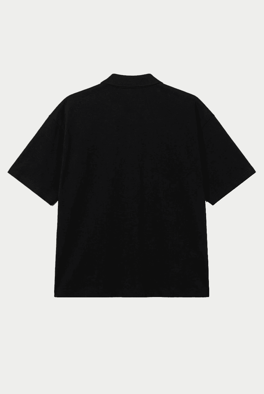 Camisa Polo Oversized BR Stars Preta – foto 3 de 5