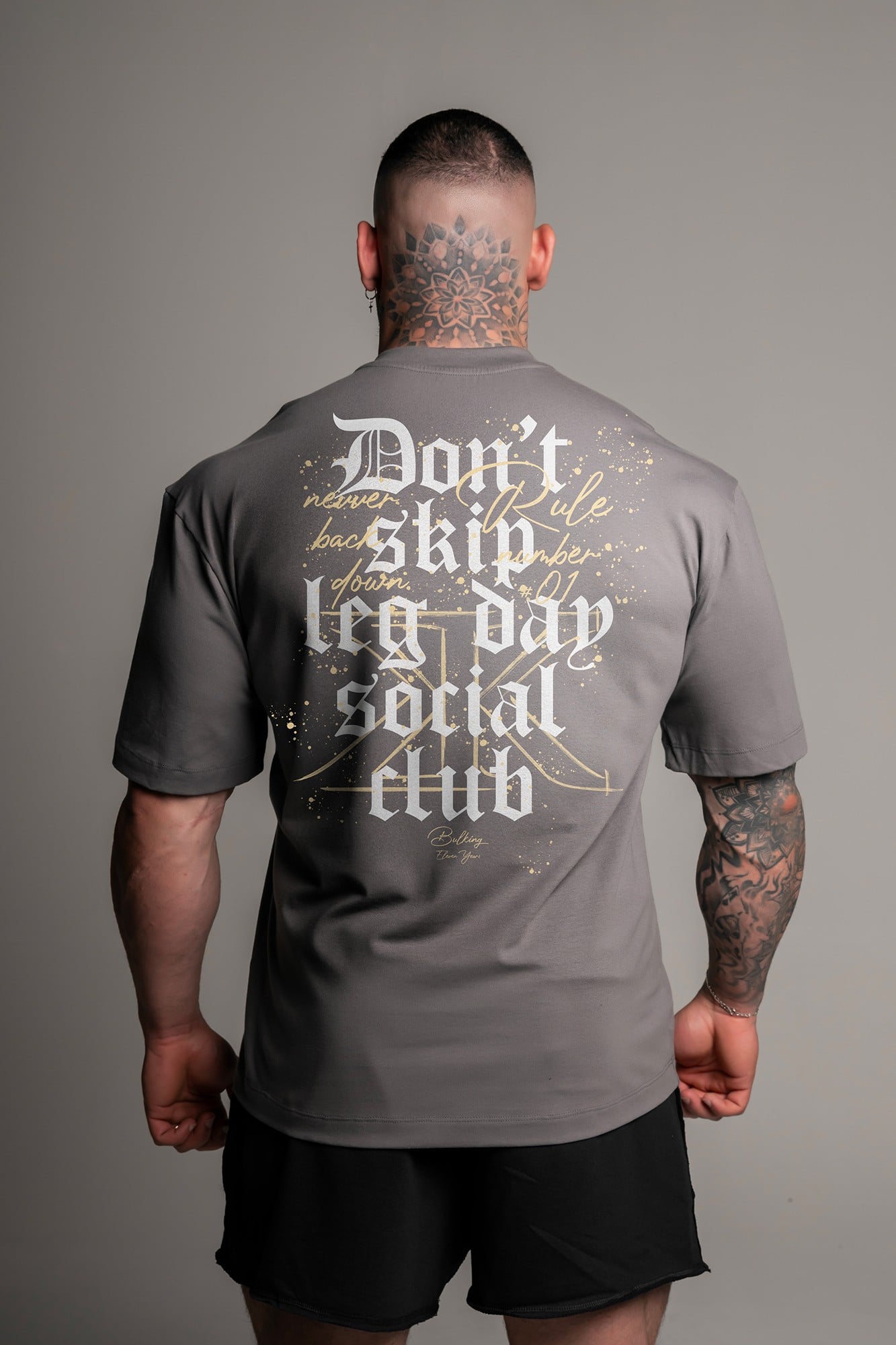 CAMISETA OVERSIZED DONT SKIP CINZA