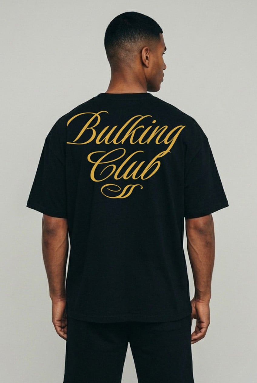 CAMISETA OVERSIZED CLUB PRETA