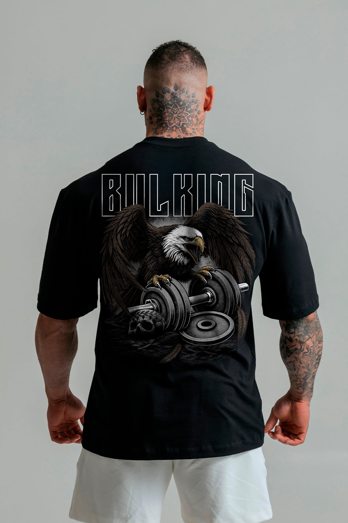 CAMISETA OVERSIZED FALCON PRETA