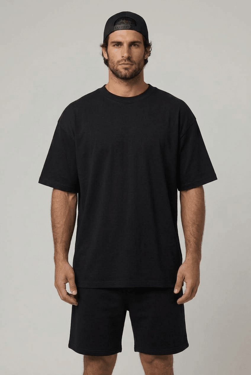 Camiseta Oversized Athletics Preta – foto 2 de 4