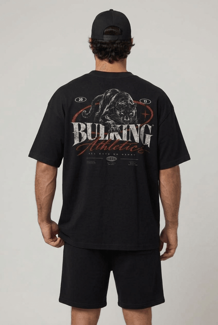 Camiseta Oversized Panther Preta – foto 1 de 4