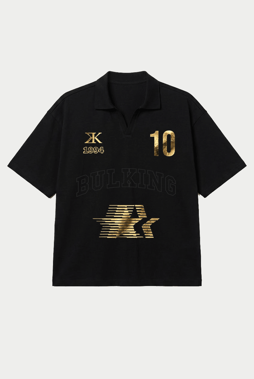 Camisa Polo Oversized BR Stars Preta – foto 2 de 5