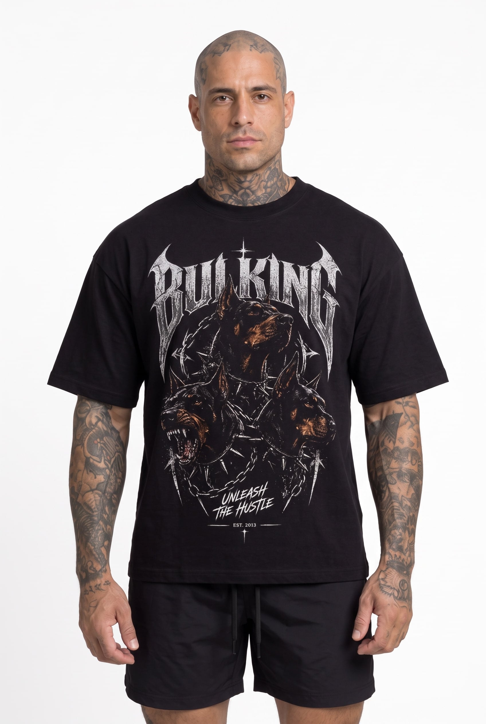CAMISETA OVERSIZED CERBERUS PRETA