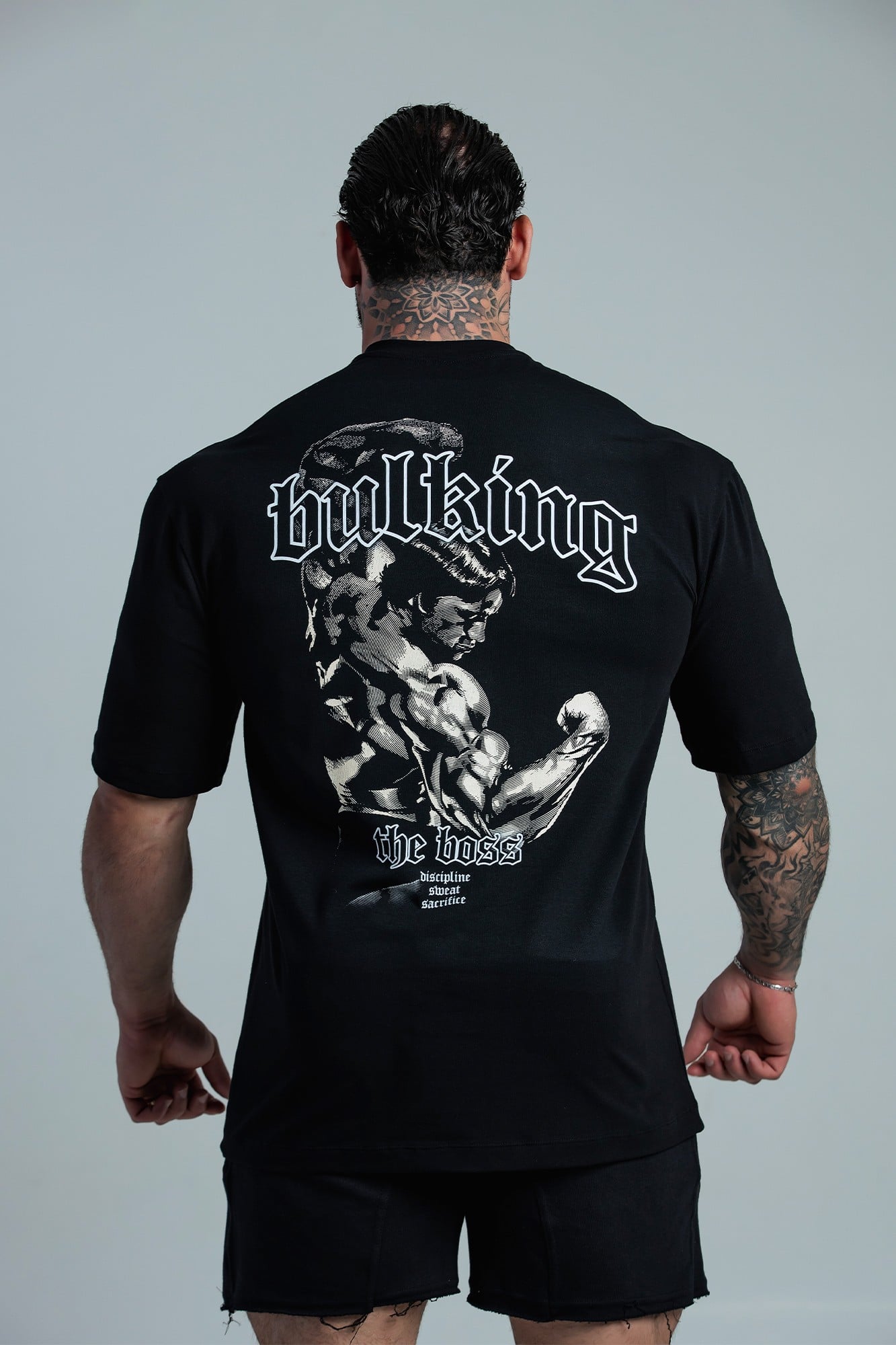 CAMISETA OVERSIZED THE BOSS PRETA