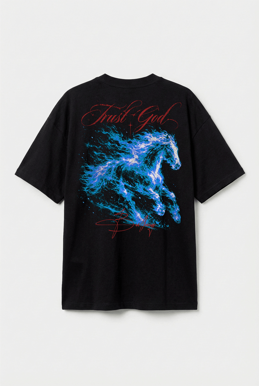 Camiseta Oversized God Preta – foto 3 de 4